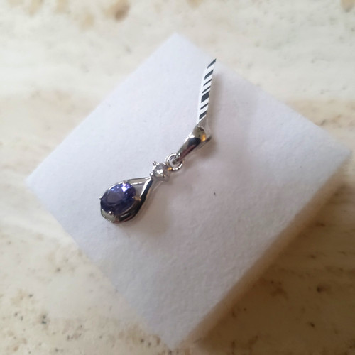 Tanzanian tanzanite and white - and,