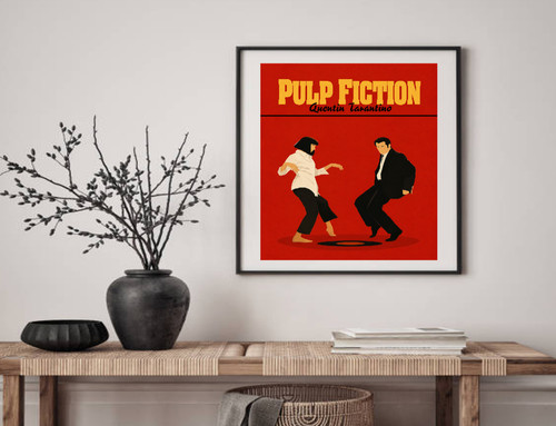 Pulp fiction minimalist red - pulp,