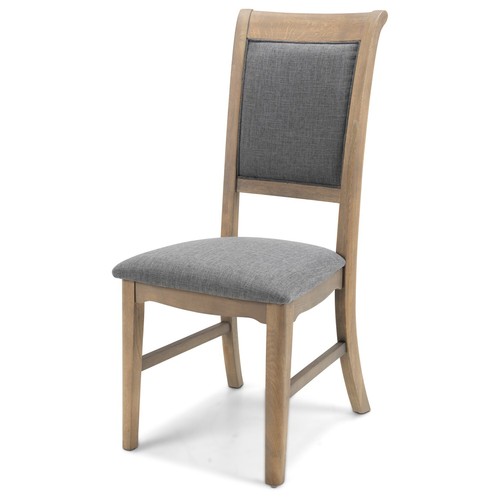 Solid oak wooden dining chair - solid,