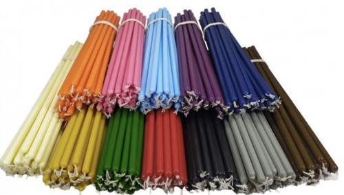 Candles pieces handmade - 70, pieces,