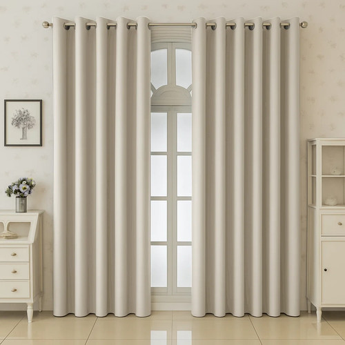 2pcs blackout curtains eyelet - 2pcs,