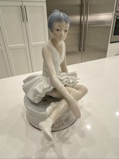 Sitting Porcelain Ballerina