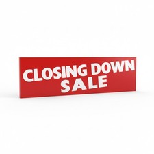 1 X CLOSING DOWN SALE WINDOW