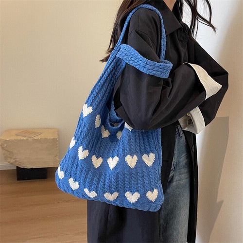 Women crochet tote handbag - women,
