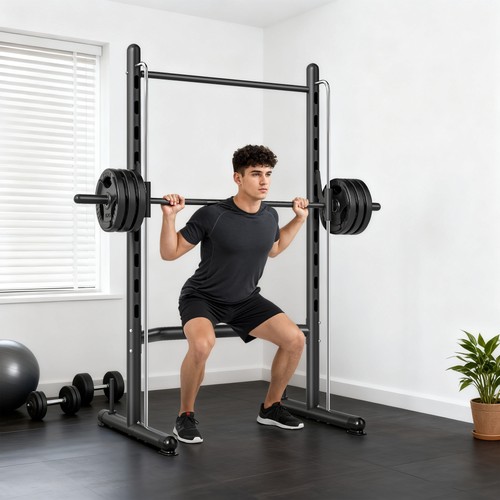 Adjustable squat rack - adjustable,