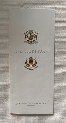 Chivas scotch brochure geo - chivas, &
