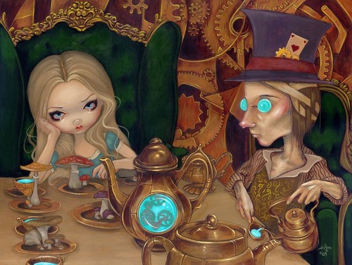 Alice and the mad - hatter,