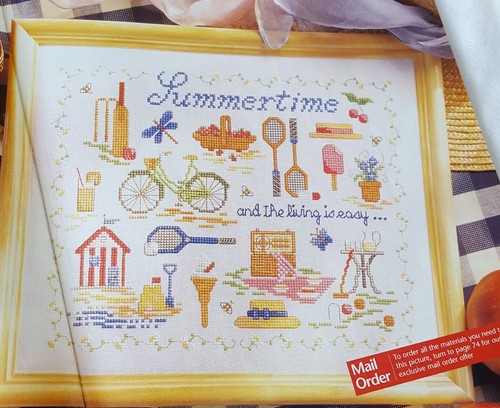 Summertime pastimes cross - summertime,