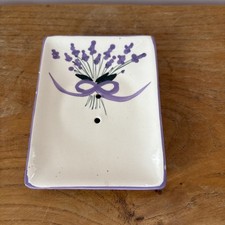 French Le Chatelard Ceramic Soap Dish Lavender Senteurs De Provence China ??