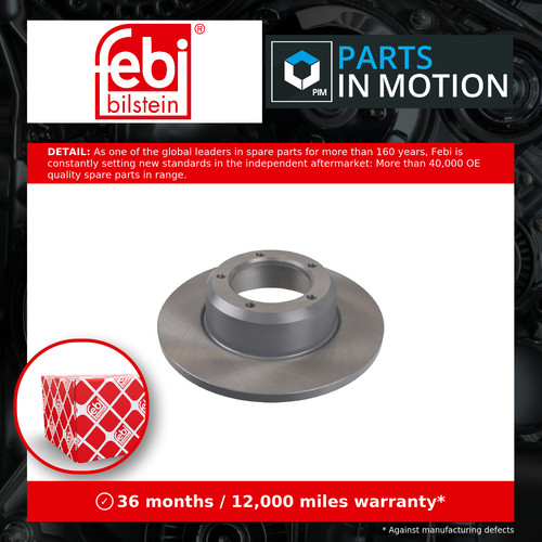 Brake discs pair - discs, solid