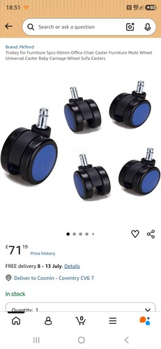 Trolley for furniture 5pcs - furniture,