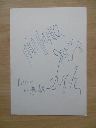 Del amitri band autographs - amitri,
