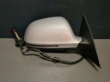 AUDI A6 DRIVER RIGHT POWERFOLD PADDLE LIGHT HEATED WING MIRROR SILVER LX7W 2010