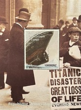 Titanic 1997 MNH stamp sheet