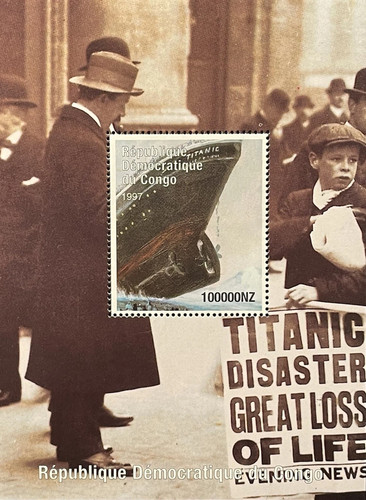 Titanic 1997 mnh - titanic, stamp