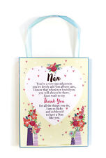 Very Special Nan Heartwarmers Plaque With Ribbon Sentimental Gift Idea