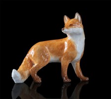 Fox Hand Painted Fine Bone