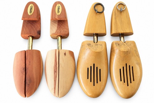 Vintage wooden shoe trees lot - vintage,