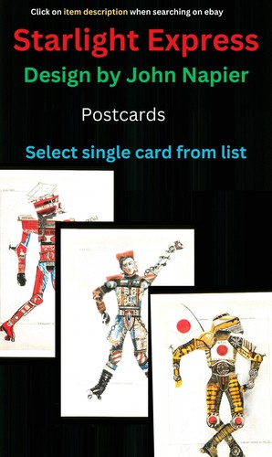 Starlight express postcard - express,
