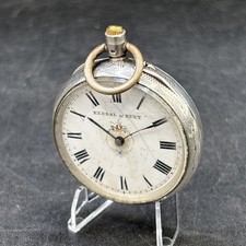 Pocket Watch KENDEL & DENT 300mm Antique Silver Time Piece Spares Prop Repair
