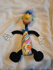 VINTAGE ERTL 1994 Jibba Jabba Jibber Jabber Crazy 90s Toy Doll Plush Blue Hair