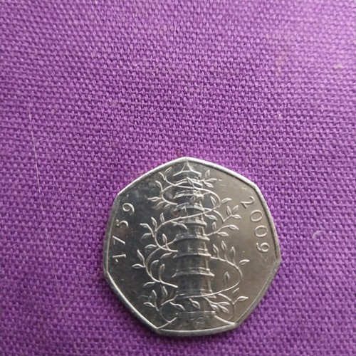 Kew gardens 50p genuine 2009 - kew,