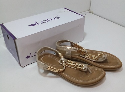 Lotus ladies sandals gold - lotus,