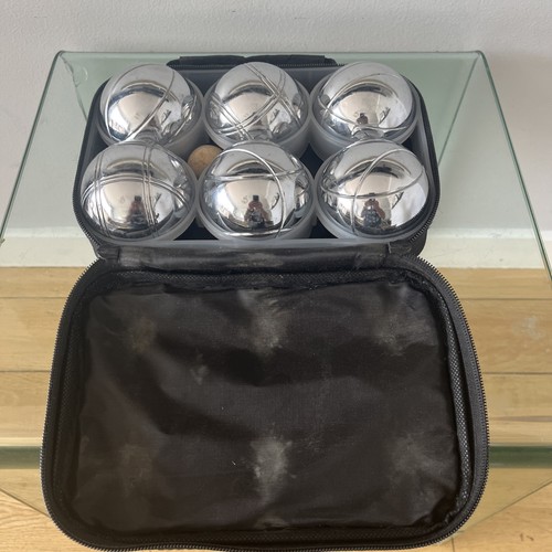 Vintage boules set in case - set,