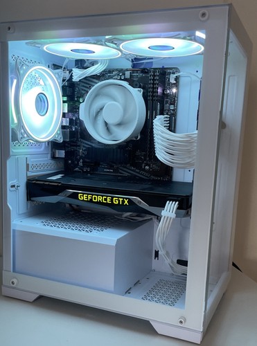 White nvidia gaming - white, read