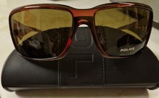 POLICE Chili Red Frame Brown
