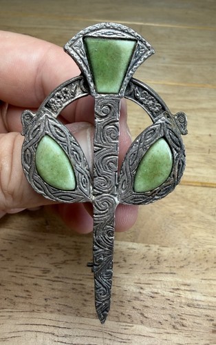 Miracle celtic brooch scottish - celtic,