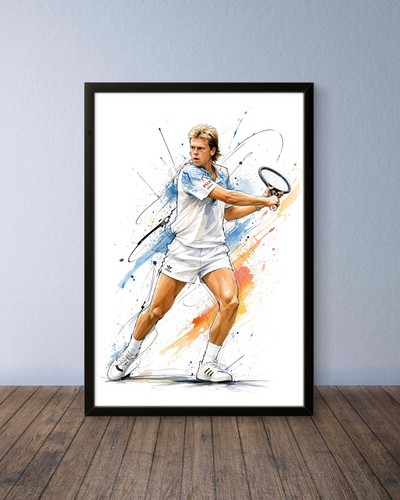 Stefan edberg tennis - tennis, print