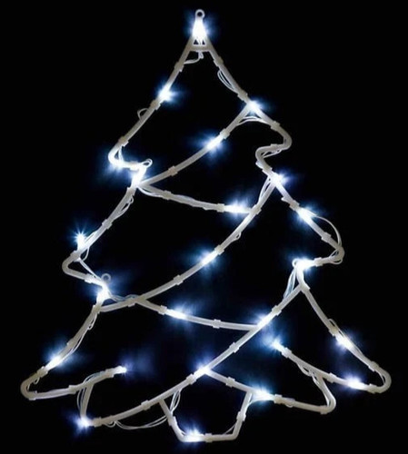 Christmas led tree window - christmas,