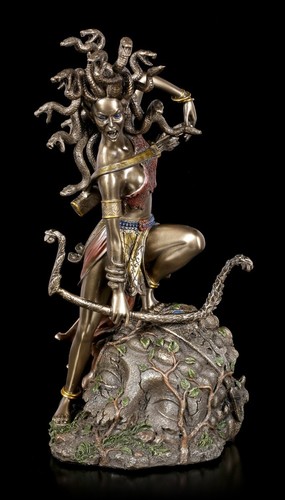 Medusa figure with - medusa, bow