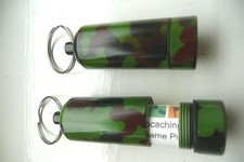 TWO CAMOUFLAGE BISON GEOCACHE
