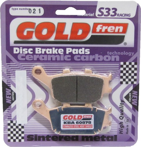 Goldfren s33 brake pads rear - goldfren,