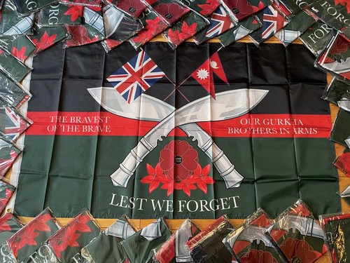 Gurkha brothers arms flag - arms,
