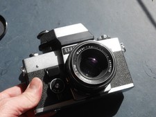 Exakta RTL 1000 camera 50mm f1.8 Meyer Gorlitz Oreston lens WORKING ref:2286