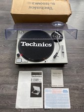 Technics SL-1200 MK2 Turntable w/ Original Lid Needle Box & Instructions - MINT!