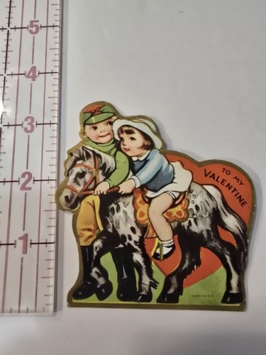 Vintage valentine card - vintage,