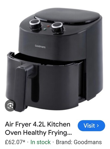 Air fryer goodmans - air, 4.2l
