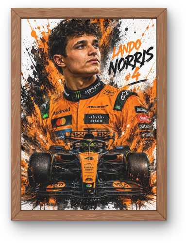 Lando norris mclaren poster - mclaren,