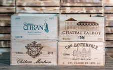 French Wine Box Crate 6 & 12