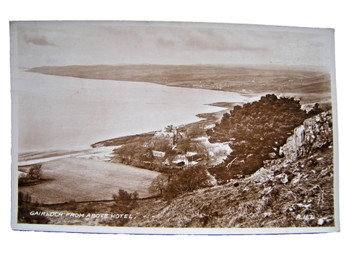 Postcard gairloch from above - postcard.,