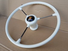 White ivory 3 spoke steering