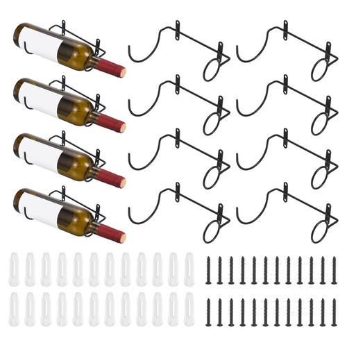 Spiral wine wall holder - wall, 12
