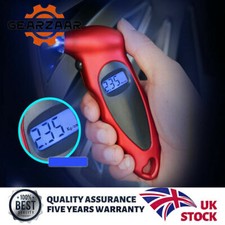 Digital LCD Tyre Tire Air Pressure Gauge Tester Tool Fits Auto Motorcycle Car UK