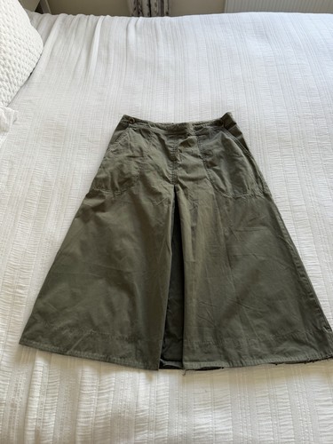 Toast khaki green - cotton, midi