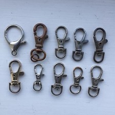 10 Assorted Swivel Trigger Clips for lanyards or badge holders