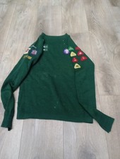 Vintage Cub Scouts Green Wool